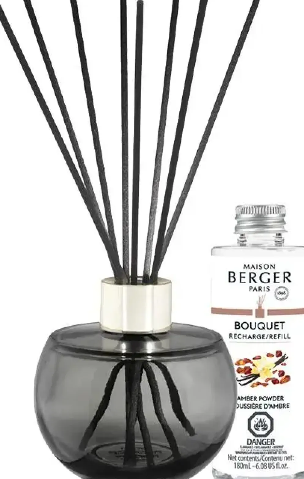 Maison Berger Paris parfumverspreider holly gris mousse amber powder 180 ml
