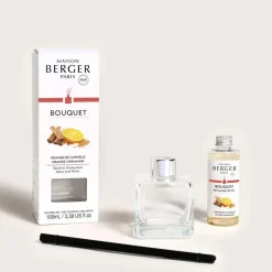 Maison Berger Paris parfumverspreider cube orange cinnamon 100 ml