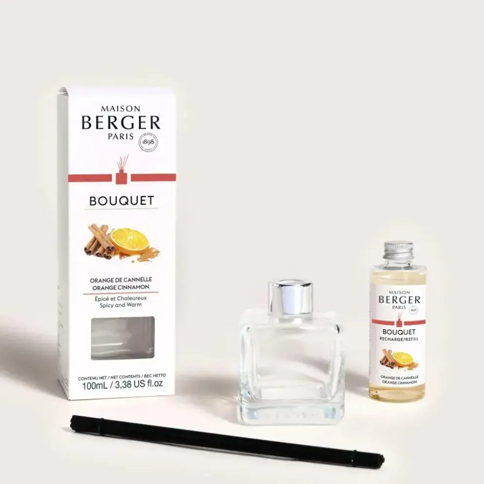 Maison Berger Paris parfumverspreider cube orange cinnamon 100 ml