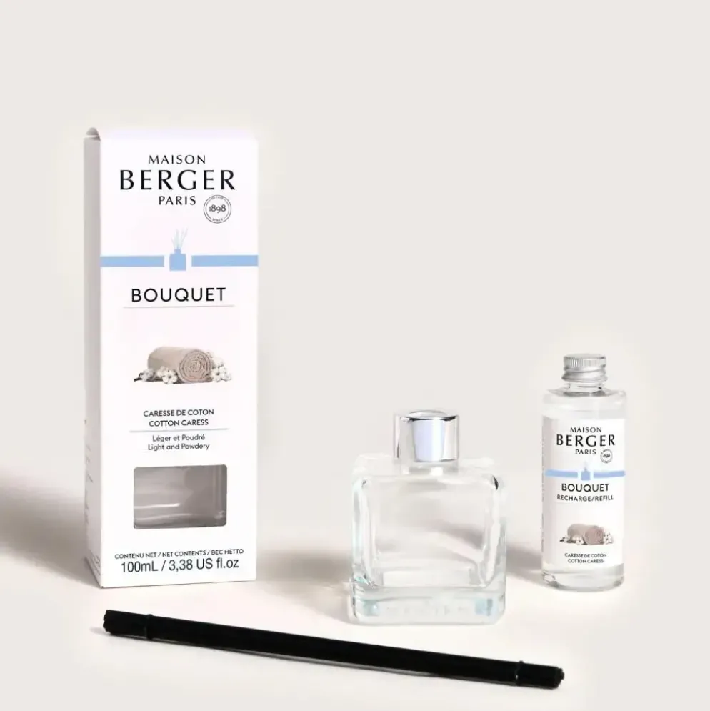 Maison Berger Paris parfumverspreider cube cotton caress 100 ml