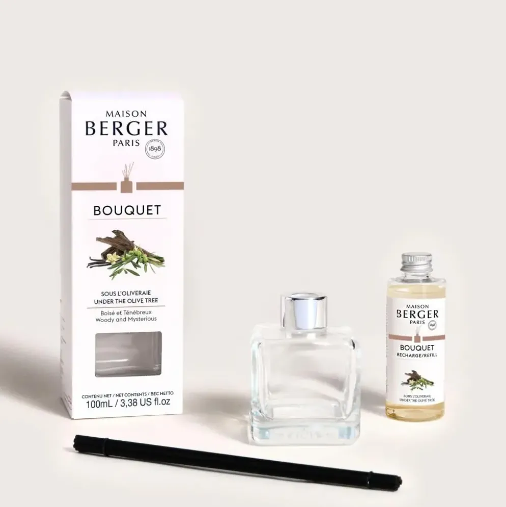 Maison Berger Paris parfumverspreider cube under the olive tree 100 ml