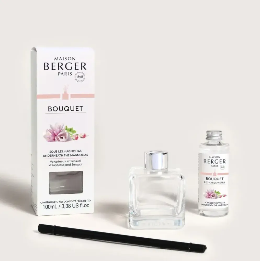 Maison Berger Paris parfumverspreider cube underneath the magnolias 125 ml