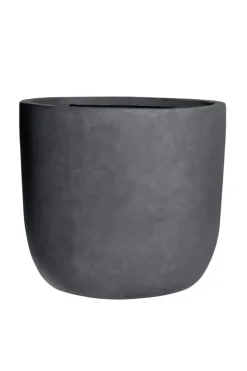 Mcollections Bloempot Egg – 46 x 43 cm – Clayfibre – Grijs