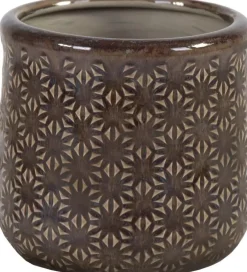 Mcollections Bloempot Sophia – Ø14 x H13,5 cm – Aubergine