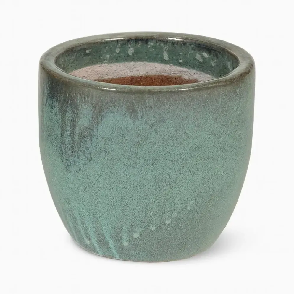 Mcollections Schotel Geglazuurd – Ø29 x H3 cm – Zwart