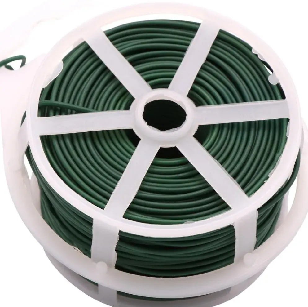 Metaaldraad geplastif. d1.2mm l50m