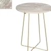 Mica Decorations Alec bijzettafel 55 x Ø 43cm marmer, lichtroze