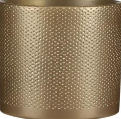 Mica Decorations bloempot Era rond 19,5x17,5cm goud reliëf