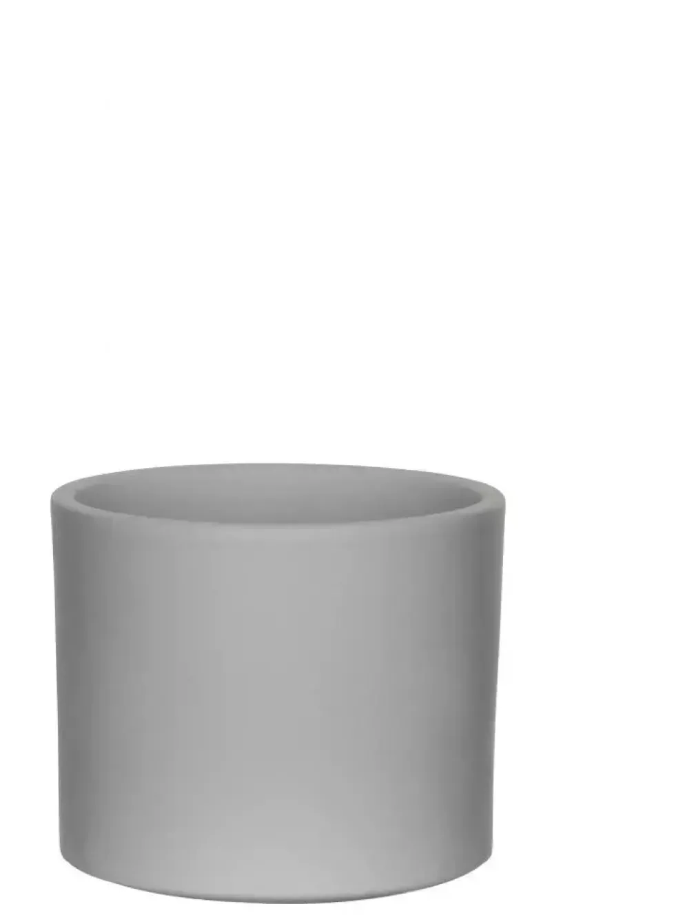 Mica Decorations bloempot Era rond 15x13cm lichtgrijs