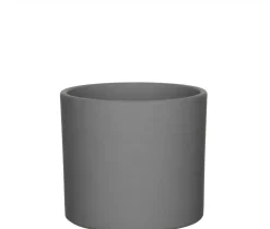 Mica Decorations bloempot Era rond 15x13cm grijs