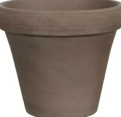 Mica Decorations bloempot Stan 22x19 cm grijs basalt