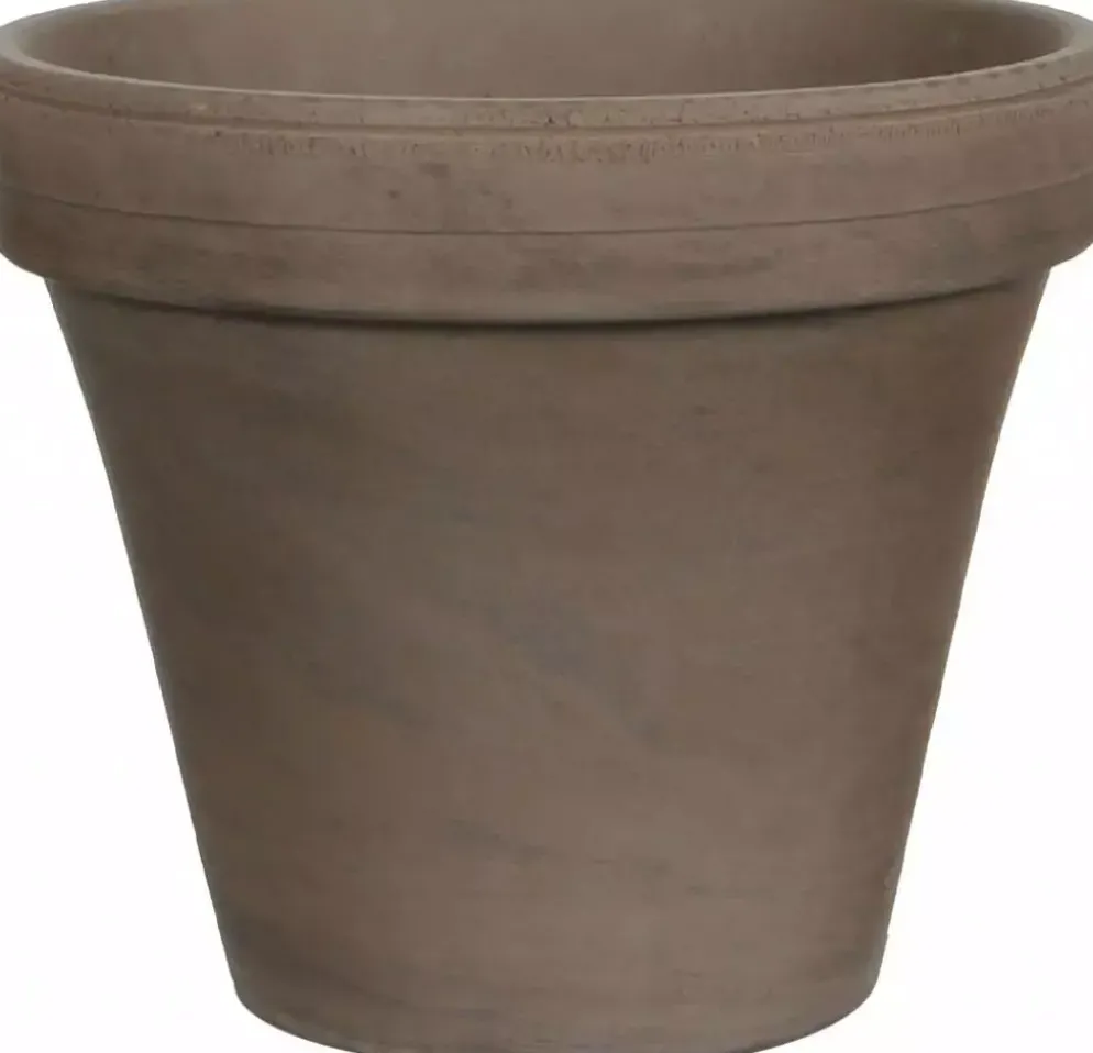 Mica Decorations bloempot Stan 20x17 cm grijs basalt