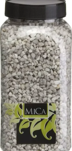 Mica Decorations decoratie gravel lichtgrijs 650ml