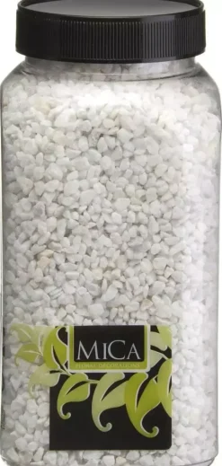 Mica Decorations decoratie gravel wit 650ml