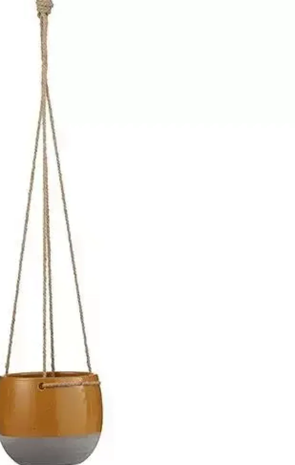 Mica Decorations Hangpot resa 16.5x13.5cm oranje