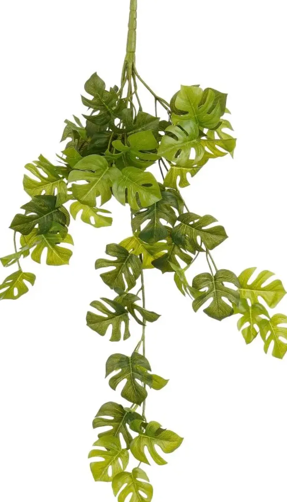 Mica Decorations kunst hangplant monstera 65cm groen