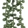 Mica Decorations kunst hangplant senecio 71cm groen