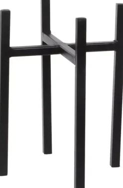 Mica Decorations Pothouder ascot h25cm zwart