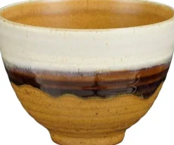 Mica Decorations schaal porselein ethan 10.5x8cm terra