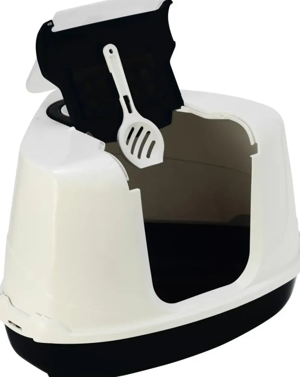 Moderna Flip Corner kattentoilet wit 55,7 x 45,1 x 38,2cm