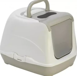 Moderna kattentoilet Flip Cat large 50 cm, warmgrijs