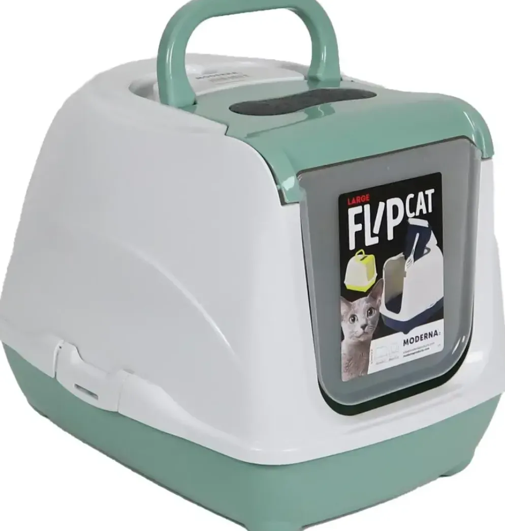Moderna Kattentoilet flipcat mint green 50 cm