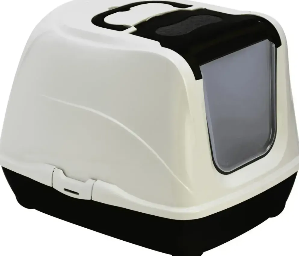 Moderna kattentoilet Flip Cat jumbo 57 cm, zwart