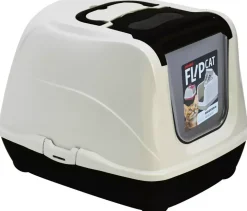 Moderna kattentoilet Flip Cat jumbo 57 cm, zwart