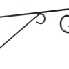 Muurhaak classic grijs h25b48cm