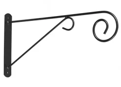 Muurhaak classic grijs h25b48cm
