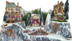 My Village Basis kerstdorp 'Dolomieten' 78x38cm