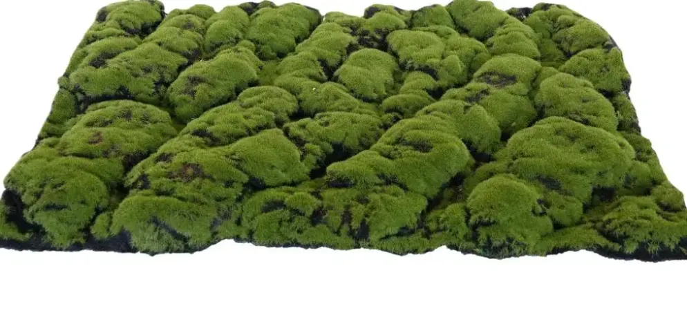 My Village mos mat grof groen/bruin 70x50cm