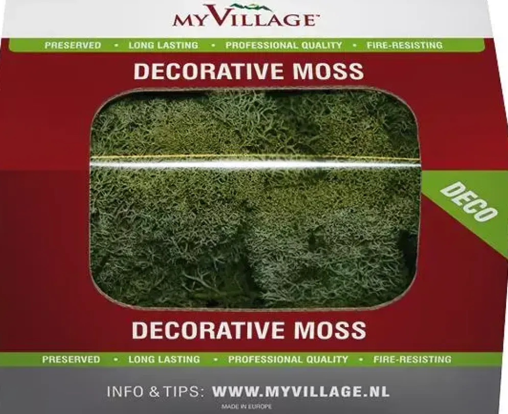 My Village Rendiermos donkergroen 50g