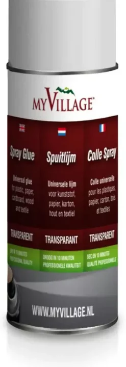 My Village Spuitlijm transparant 150 ml