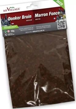 My Village Strooisel -donker bruin - medium - 50g