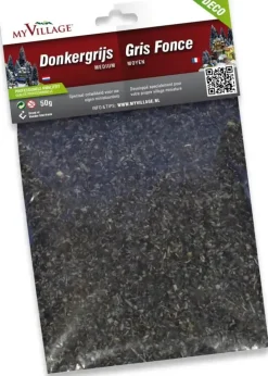 My Village Strooisel donkergrijs medium 50g