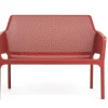 Nardi tuinbank net bench 116cm corallo