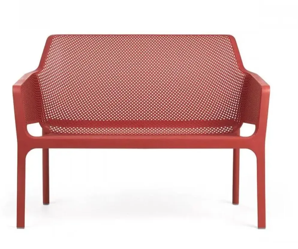 Nardi tuinbank net bench 116cm corallo