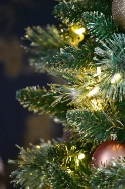 National Tree Company Shimmery Golden Bristle kunstkerstboom goud & groen 228cm