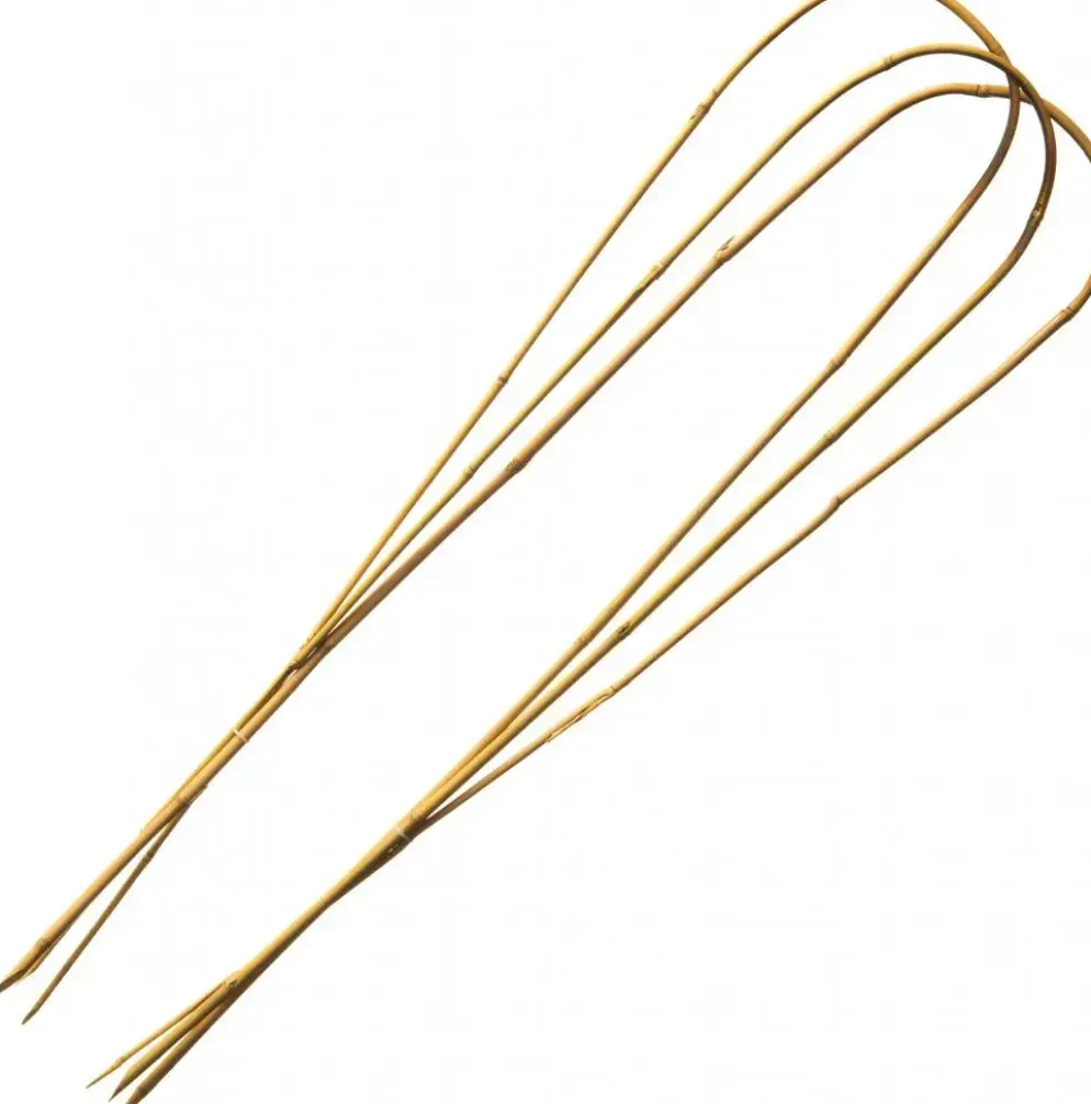 Nature Bamboestok gebogen 120 cm naturel