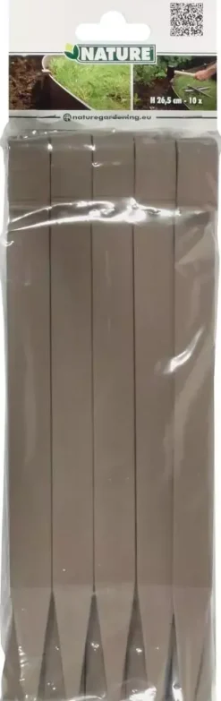 Nature Borderrandepennen taupe 10 stuks
