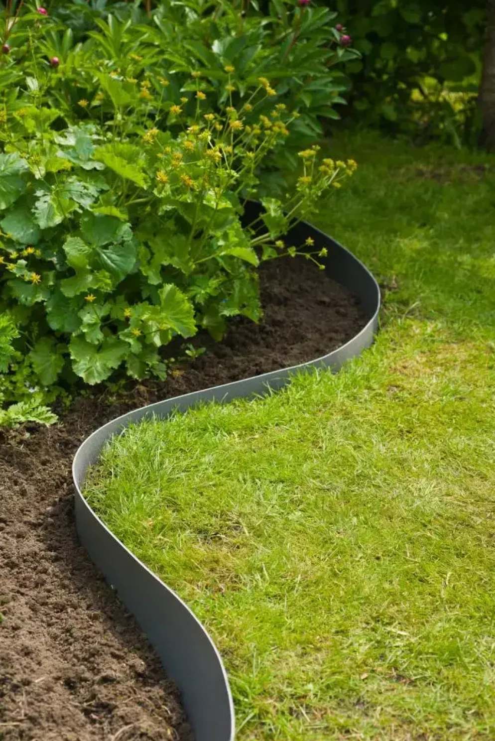 Nature Borderrand grijs h15 cm 10 meter