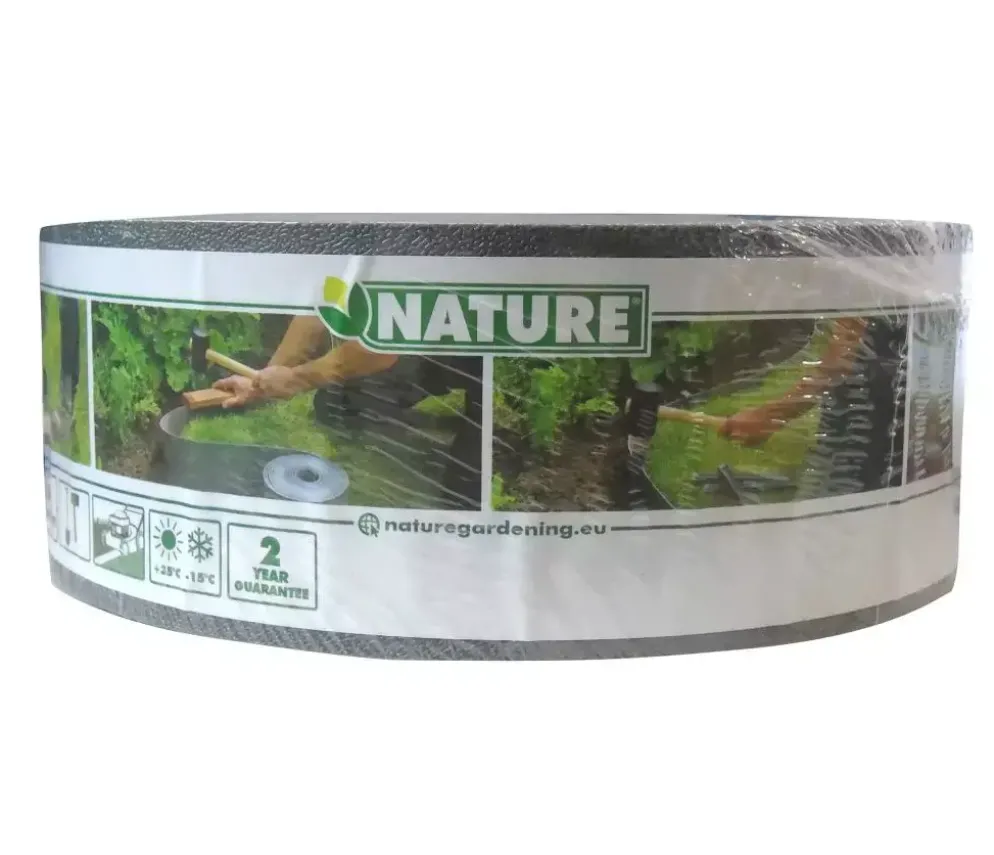 Nature Borderrand grijs h7.5 cm 10 meter
