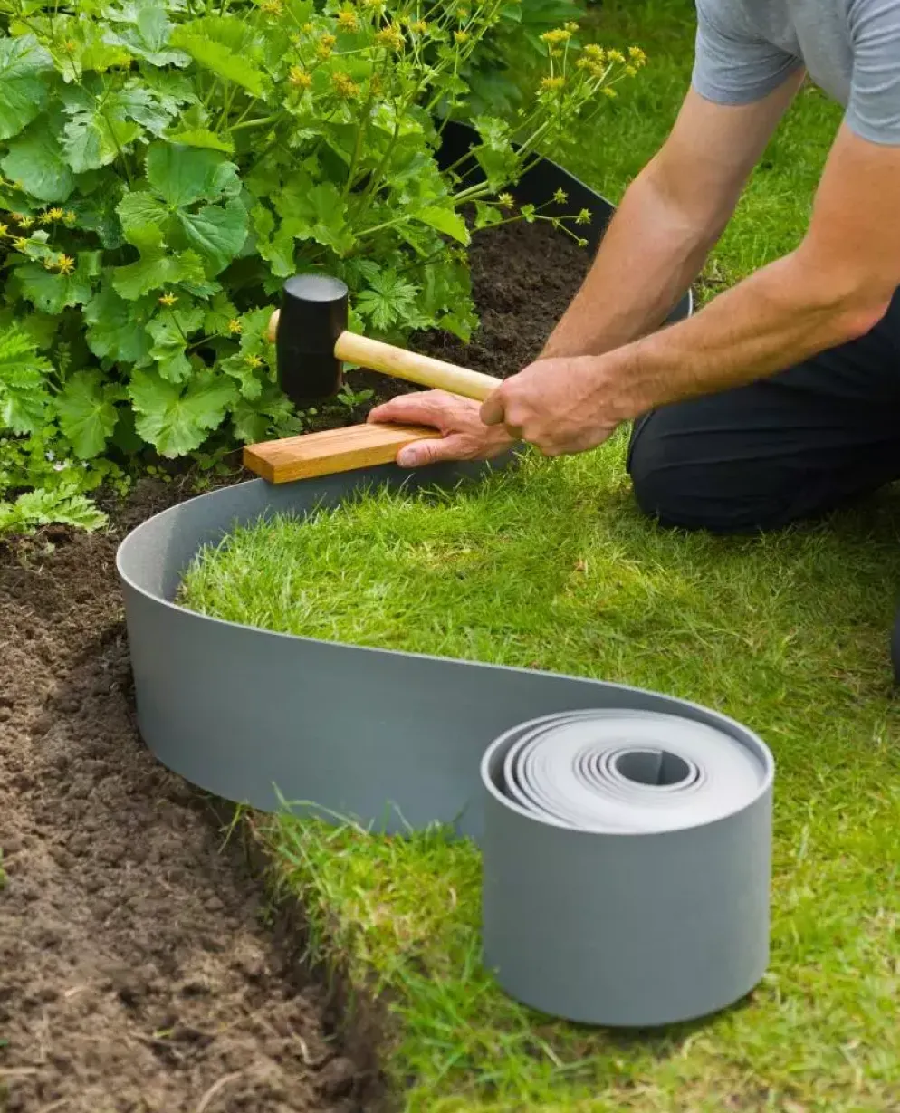 Nature Borderrand grijs h7.5 cm 10 meter