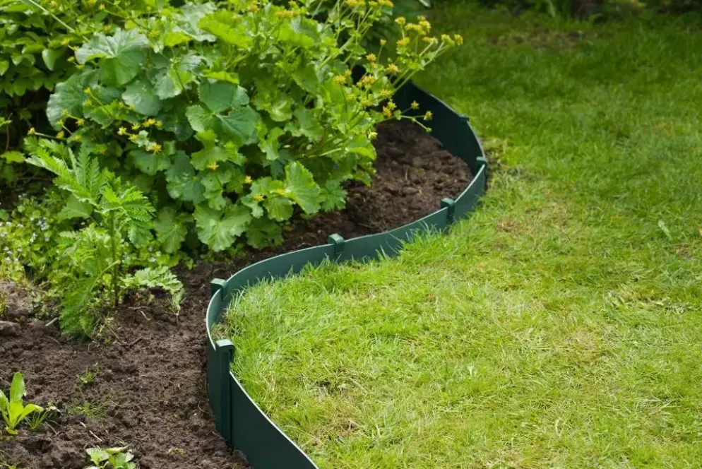 Nature Borderrand groen h15 cm 10 meter