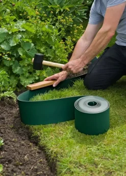 Nature Borderrand groen h15 cm 10 meter