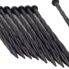 Nature Borderrandpennen h20 cm Zwart 10 stuks