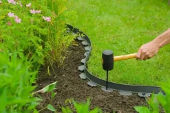 Nature Borderrandpennen h20 cm Zwart 10 stuks
