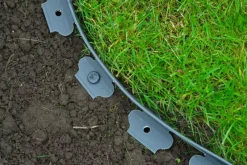 Nature Borderrandpennen h20 cm Zwart 10 stuks