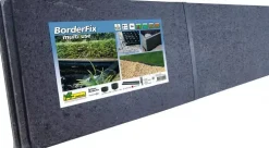 Nature Borderrand recht zwart h19 cm 200 cm